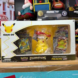 Pokemon TCG Celebrations - Pikachu VMAX Box With Figure- Collectors Sealed Rare - Image 1
