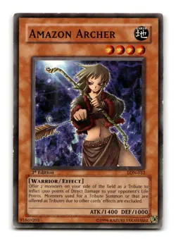 Amazon Archer - LON-032 1st Edition - YuGiOh-LP - Image 1