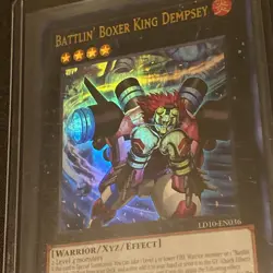 Battlin’ Boxer King Dempsey Yu Gi Oh (Warrior/XYZ/Effect) LD10-EN036 - Image 3
