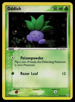 Pokemon Card - Oddish Hidden Legends 68/101 Reverse Holo - Image 1