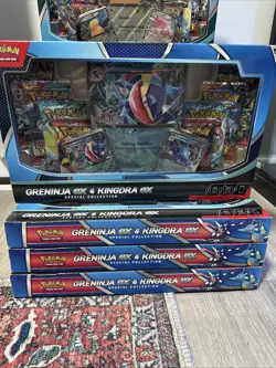 Pokemon Trading Card Game Greninja ex and Kingdra ex Special Collection Box - Image 1