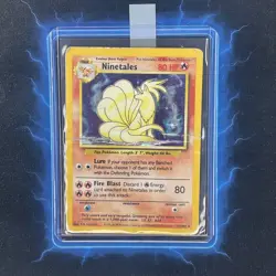 🔥 Ninetales 12/102 🔥 Original Holo Rare Base Set Pokemon Card WOTC TCG 1999 - Image 1