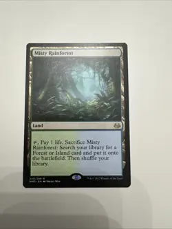 Misty Rainforest Modern Masters 2017 Mtg Magic The Gathering Card Lightly Played - Image 1