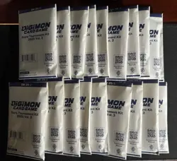 Digimon Card Game Store Tournament Kit 2025 Vol 3 Lot of EIGHTEEN English Sealed - Image 1