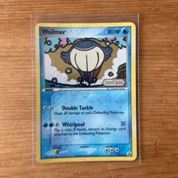 WAILMER Legend Maker POKEMON 2006 Holo Foil Stamped Trading Card 69/92 TCG - Image 1