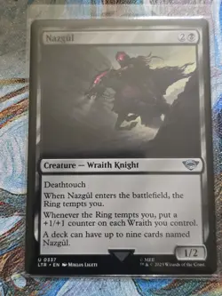 Nazgul Magic The Gathering Card LTR EN Wraith Knight - Image 1