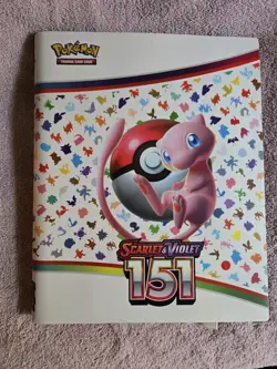 Pokemon Scarlet & Violet 151 - Mew Binder Collection - Binder Only NO CARDS - Image 1