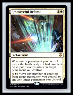 MTG Resourceful Defense #19 Commander Streets of New Capenna Regular Rare NM - Image 1