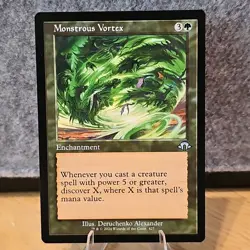 MTG Monstrous Vortex Modern Horizons 3 Set Retro Frame #427 NM Fresh Pull - Image 1