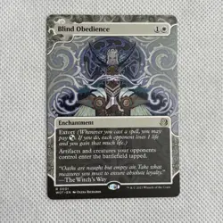 MTG [Blind Obedience] WOT 001 Rare Wilds of Eldraine: Enchanting Tales NM/MT+ - Image 1