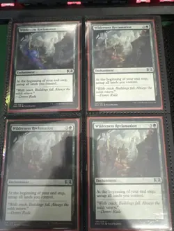 Magic the Gathering MTG Playset 4x Wilderness Reclamation Ravnica Allegiance NM - Image 1
