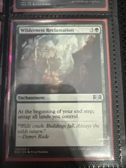 Magic the Gathering MTG Playset 4x Wilderness Reclamation Ravnica Allegiance NM - Image 2