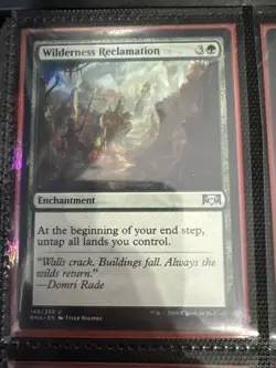 Magic the Gathering MTG Playset 4x Wilderness Reclamation Ravnica Allegiance NM - Image 4