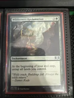 Magic the Gathering MTG Playset 4x Wilderness Reclamation Ravnica Allegiance NM - Image 5