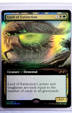 MTG Magic the Gathering UMA Ultimate Masters Box Topper Foil Lord of Extinction - Image 1