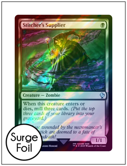 1x Stitcher's Supplier, Surge Foil, Final Fantasy, Magic MTG NM - Image 1