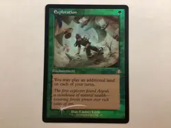 MTG Dominaria Remastered EXPLORATION Retro Frame Foil NM (0192) Graded Power - Image 1