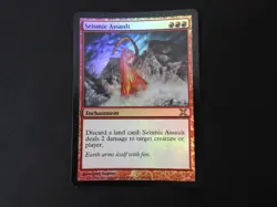 Seismic Assault FOIL HP [10th Edition] Mtg Magic Free Tracking! - Image 1