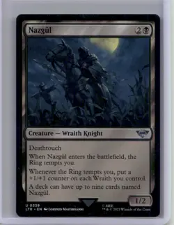 Near Mint or Better Nazgul (0339) #339 The Lord of the Rings W/Tracking - Image 1