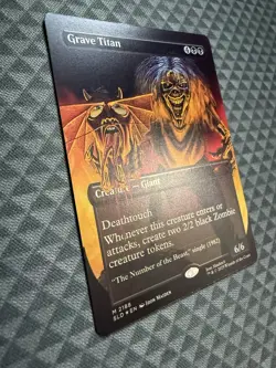 MTG Grave Titan #2188 Rainbow Foil Rare Secret Lair Drop Series (SLD) - Image 2