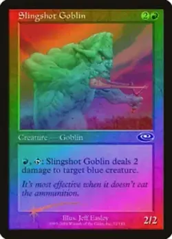 MTG Planeshift --- SLINGSHOT GOBLIN --- FOIL! Common! NM! Magic the Gathering! - Image 1