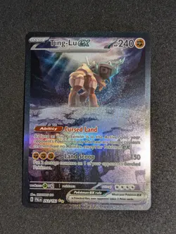 Pokemon Ting-Lu EX 263/193 Special Illustration Rare Sv02: Paldea Evolved NM - Image 1