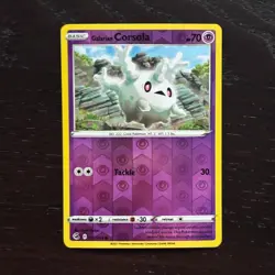 Galarian Corsola 117/264 Pokemon Fusion Strike SWSH Reverse Holo Common NM - Image 1
