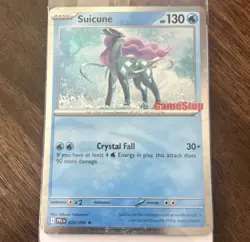 Pokemon Phantasmal Flames Suicune 026/094 Promo GameStop Sealed Stamped Rare - Image 1