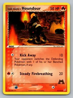 Pokemon TCG Team Magma vs Team Aqua Team Magma's Houndour 63/95 - Image 1
