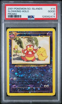 PSA 2 Slowking Holo Rare Southern Islands Promo 14/18 2000 Pokemon WoTC Good - Image 1