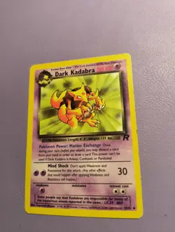 Pokemon TCG Team Rocket Dark Kadabra 39/82 - Image 1