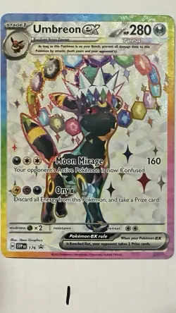 Pokemon Umbreon ex SVP 176 English Premium Figure Collection Promo (1) - Image 1