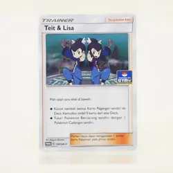 Pokemon - Teit & Lisa 130/SM-P - Gym Promo - Indonesisch - NM - Image 1