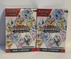Pokemon TCG Scarlet and Violet Prismatic Evolutions Booster Bundles (2) SEALED - Image 1
