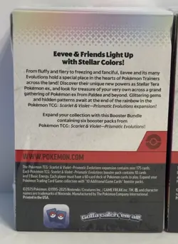 Pokemon TCG Scarlet and Violet Prismatic Evolutions Booster Bundles (2) SEALED - Image 5