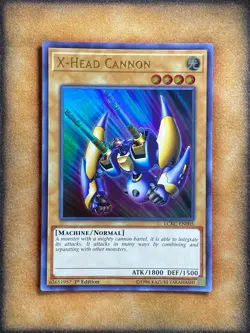 Yugioh X-Head Cannon LCKC-EN005 Ultra Rare 1st Ed NM - Image 1
