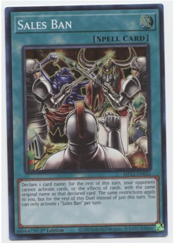 Yu-Gi-Oh! - Sales Ban - MP23-EN035 - Super Rare - 1st Ed - NM/M - Image 1