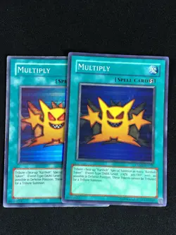 YUGIOH MULTIPLY CRMS-EN090 SUPER PLAY/EDGEWARE X2 - Image 1