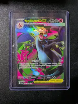 Pokemon TCG Card Phantasmal flames Mega Charizard X ex 109/094 English ZA Shiny - Image 1