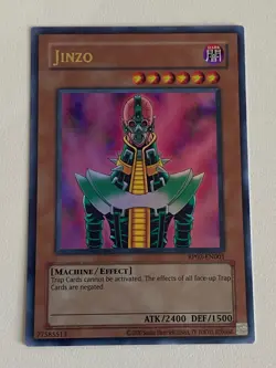 Yugioh - Jinzo - Ultra Rare NM - Free Holographic Card - Image 1