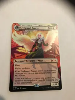 Archangel Avacyn / Avacyn, the Purifier MtG SLD Cute to Brute #1209 THICK CARD - Image 1