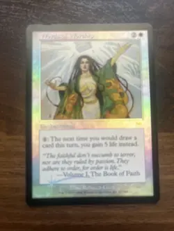 1x MTG Words of Worship - Foil Excellent Cond- Onslaught - Image 1