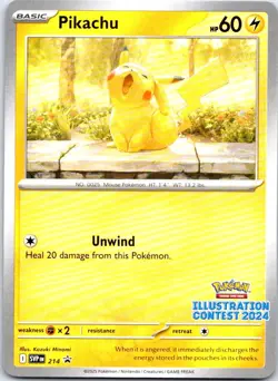Pikachu - (Illustration Contest 2024) 214 SV: Scarlet & Violet Promo Cards Prom - Image 1