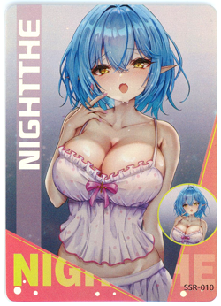 ?YUKIHANA LAMY Goddess Story Waifu Card ABSOLUTE TERROR Waifu SSR-10 Anime Card - Image 1