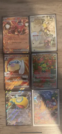 Pokemon Journey Together Lot of 6 ex and full art Cards Near Mint condition. - Image 2