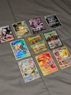 Pokemon TCG Special Illustration & Ultra Rare Cards Lot Charizard EX Pikachu Etc - Image 2
