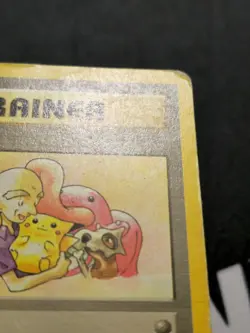 Mr. Fuji 1st Edition Uncommon Trainer Card Fossil 58/62 Heavily Played - Image 3