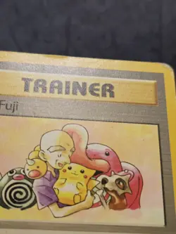 Mr. Fuji 1st Edition Uncommon Trainer Card Fossil 58/62 Heavily Played - Image 4