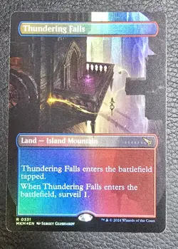 Thundering Falls (Borderless) Murders at Karlov Manor Foil MTG NM Magic Card - Image 1