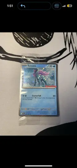 Pokemon Phantasmal Flames Suicune GameStop Exclusive Promo Card 026/094 SEALED! - Image 1